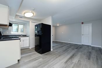 Plank flooring in dining and living rooms*